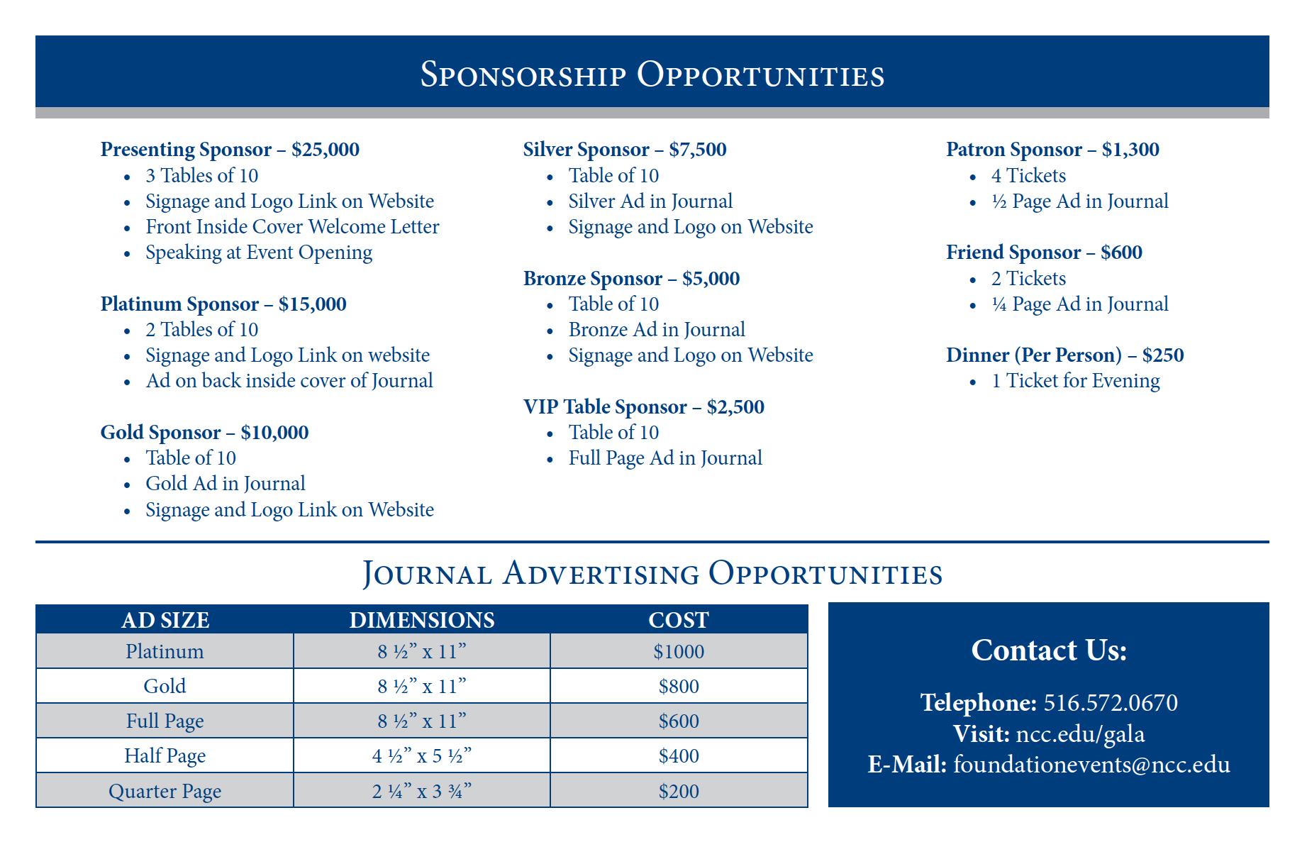 ncc foundation gala nassau community college application form
