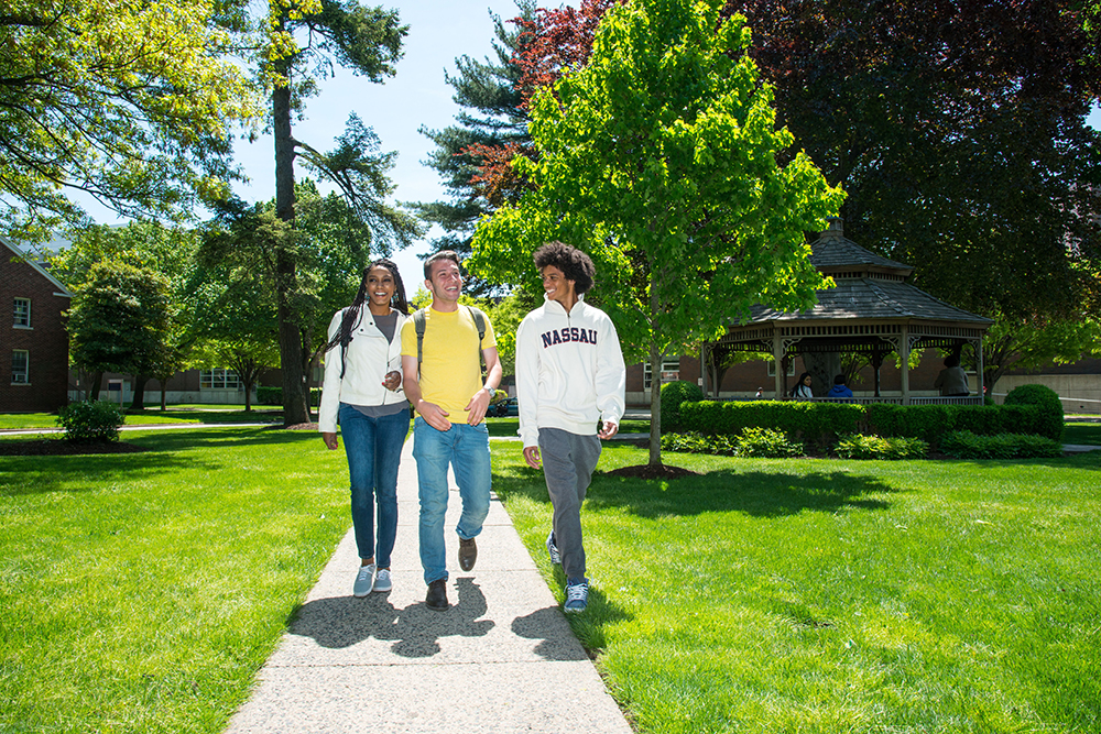 Image of students on campus