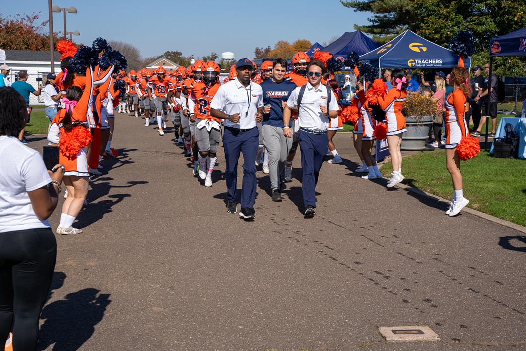 Team Going On To Field