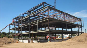 Life Sciences Building under construction