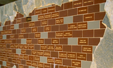 NCC Brick Inscription Wall 