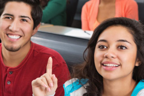 Students in classroom