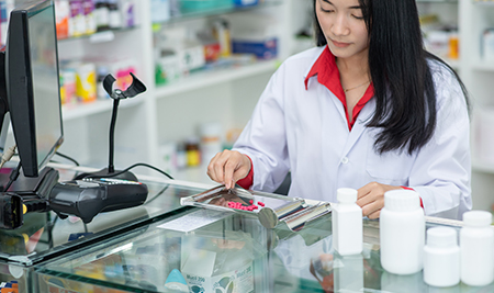 Pharmacist Working