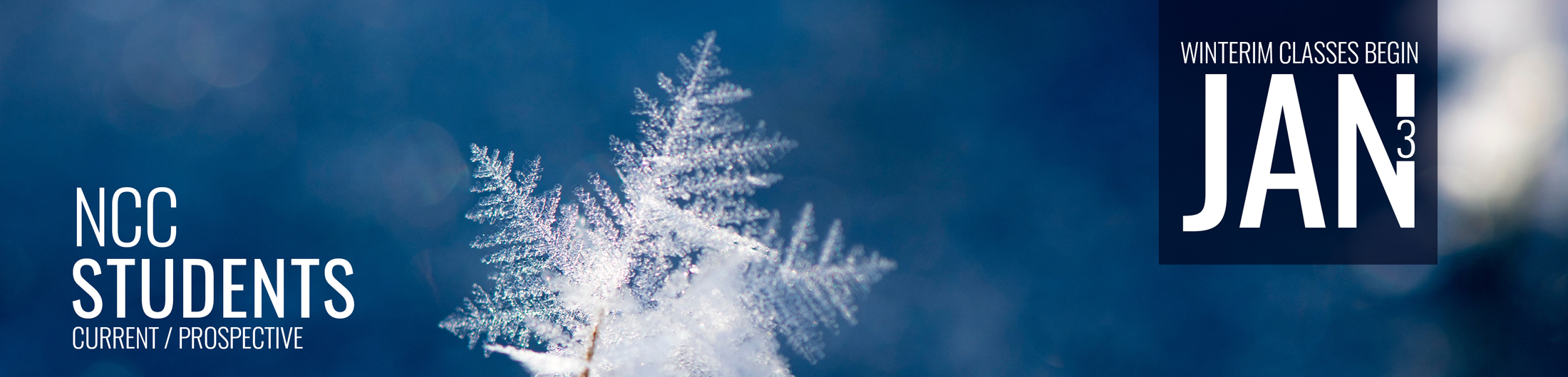 Current and potential Nassau Community College, Winter Classes begin Jan 3