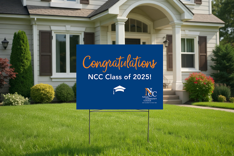 Congrat NCC Class of 2025 sign
