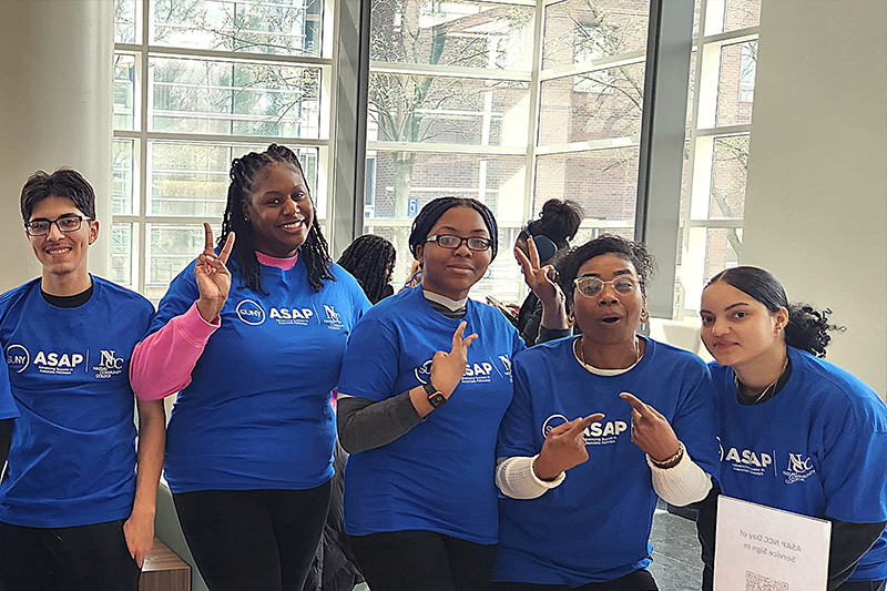 Students In The ASAP Program Smiling
