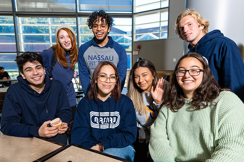 Students In The Cafe